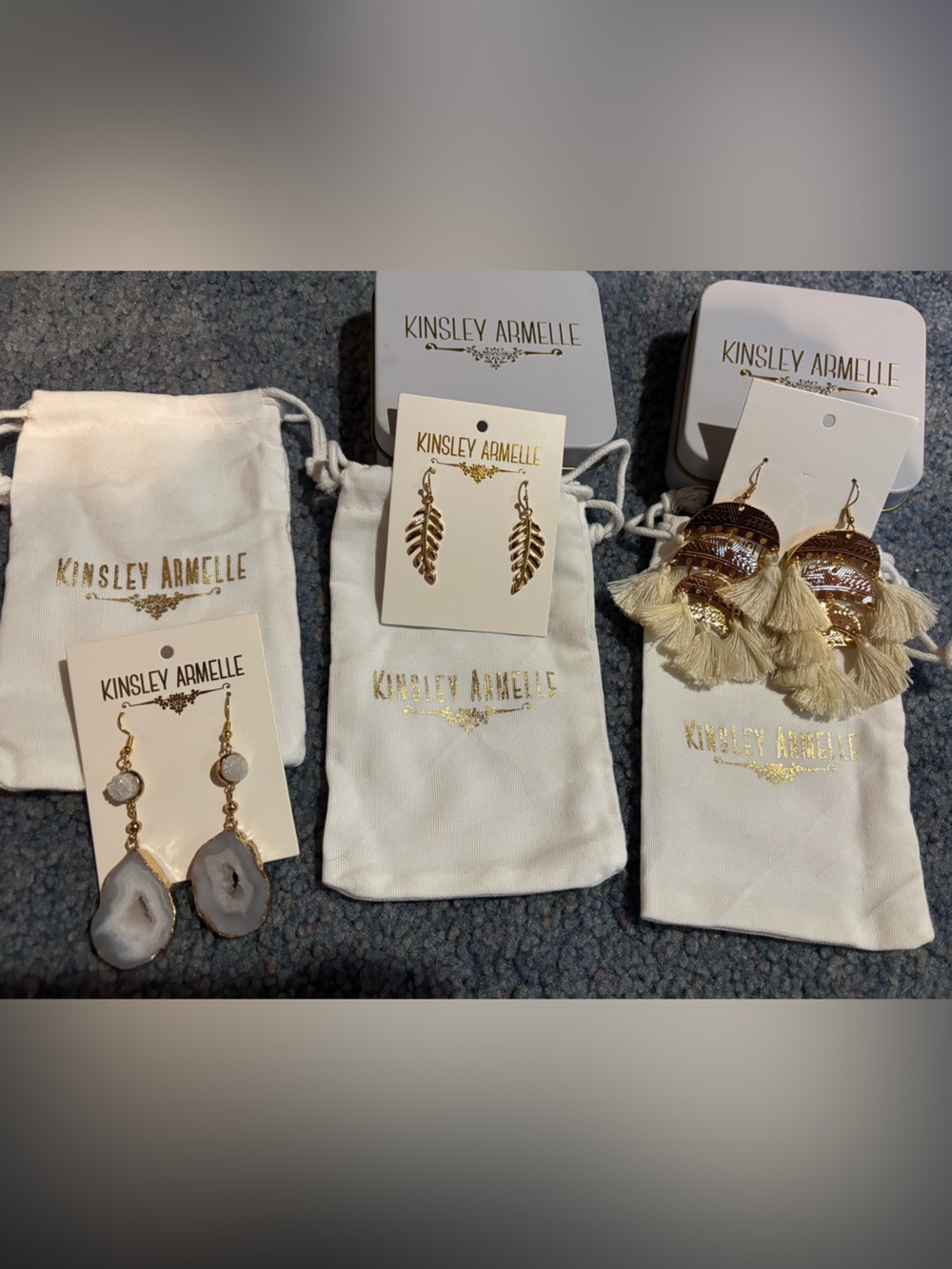 Kinsley Armelle Boho earring lot- 3 pairs